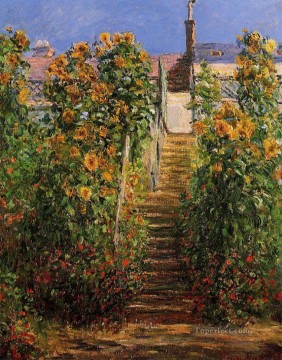 ヴェトゥイユ・クロード・モネの階段 Oil Paintings